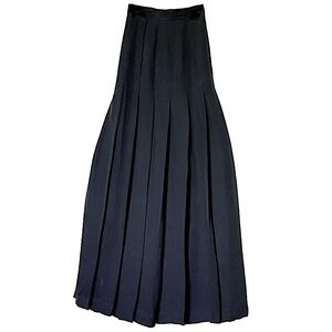 Anne Klein Pleated Silk Skirt
